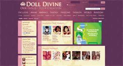 Desktop Screenshot of dolldivine.com